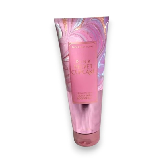 Bath and Bodyworks Pink Velvet Cupcake Ultra Shea 8oz Body Cream | New - Picture 1 of 1